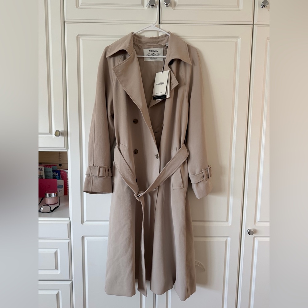 Aritzia The Magnolia Trench Coat CREPETTE - Picture 5 of 11